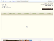 Tablet Screenshot of hoteldiegodevelazquez.com